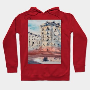 Acuarela arquitectónica Hoodie